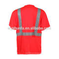 Nuevos productos para 2015 Reflective Workwear Seguridad Camisetas Personalizado por reflexive shirt For Worker